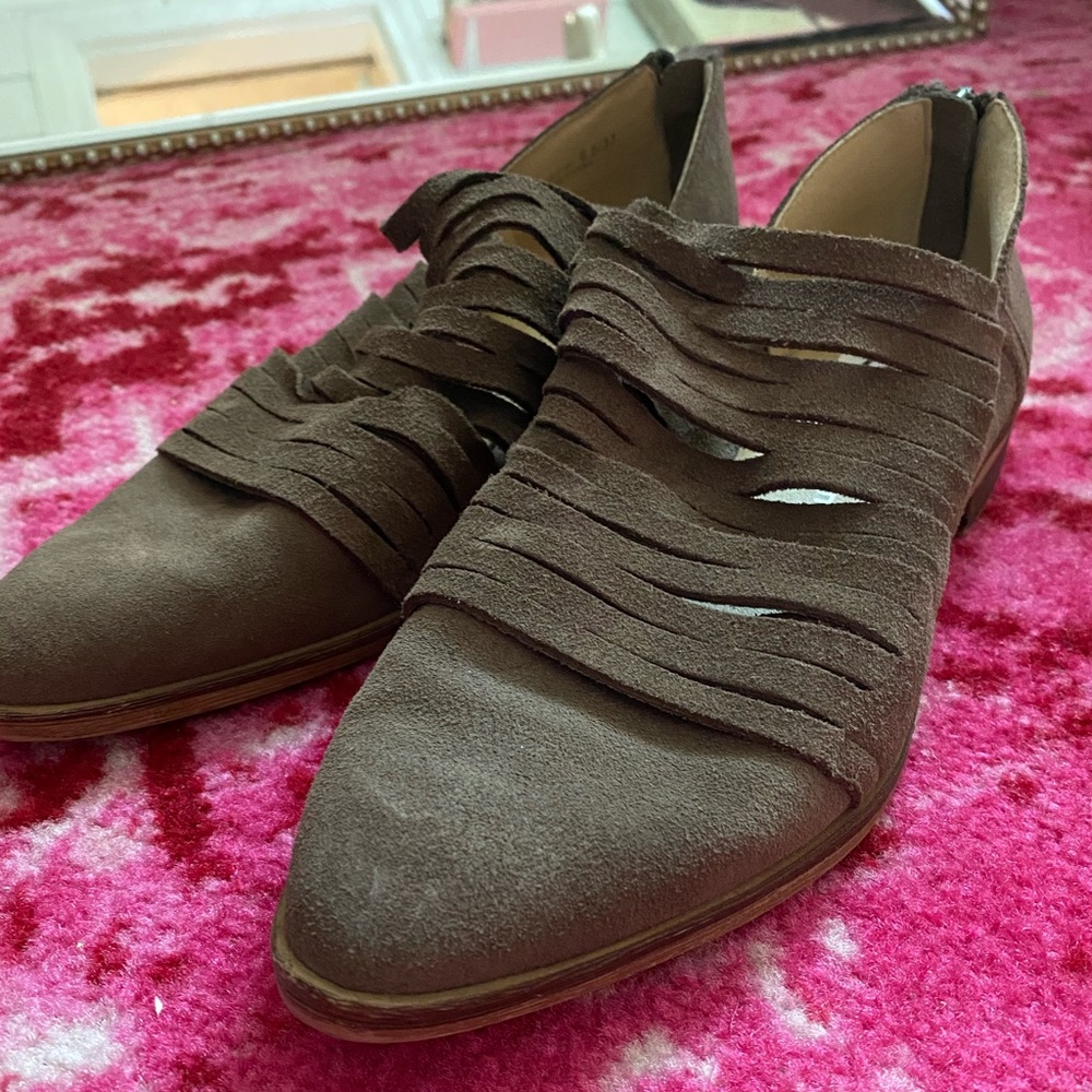 Suede ankle boots
